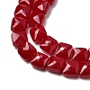 Opaque Glass Beads Strands GLAA-L050-C19-3