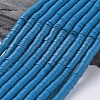 Flat Round Handmade Polymer Clay Beads LS-CLAY-R067-8.0mm-44-1