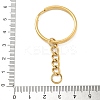 Ion Plating(IP) 304 Stainless Steel Split Key Rings LS-KEYC-M035-01G-3