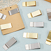 12Pcs 2 Colors Stainless Steel Money Clips AJEW-CP0008-89-7