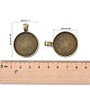 Tibetan Style Alloy Pendant Cabochon Settings LS-TIBEP-Q045-048AB-NR-3