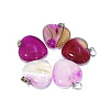 Natural Agate Pendants G-G956-B64-FF-2