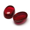 Dyed Oval Red Corundum Cabochons X-G-J339-02-8x10mm-1