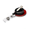 Halloween Eye Glitter Powder Felt & ABS Plastic Badge Reel AJEW-I053-18-3