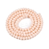 Opaque Solid Color Imitation Jade Glass Beads Strands EGLA-A044-P4mm-D05-3