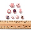 20Pcs 10 Styles Pearlized Handmade Porcelain Beads PORC-FP0001-08-2
