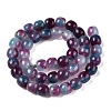 Dyed Natural White Jade Beads Strands G-T138-D20-2