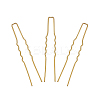 Hair Accessories Iron Hair Forks Findings OHAR-TAC0002-01G-1