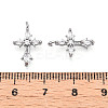 Brass Micro Pave Cubic Zirconia Pendants KK-U056-33P-3