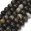 Natural Volcanic Agate Beads Strands G-G305-A01-10mm-2