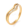 304 Stainless Steel Finger Ring for Women RJEW-C086-08-G-1