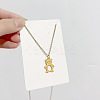 Christmas 304 Stainless Steel Pendant Cable Chain Necklaces NG7275-9-1