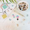 DIY 120Pcs Alloy Enamel Nail Art Dangle Charm Decoration Sets MRMJ-SC0001-06-5