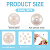 10Pcs Resin Beads PACR-TA0001-33K-5