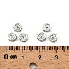 Brass Rhinestone Spacer Beads RB-A014-Z5mm-01S-NF-2