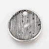 Tibetan Style Alloy Pendants TIBEP-Q078-21AS-RS-5