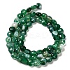 Natural Banded Agate(Dyed & Heated) Beads Strands G-C179-A6mm-22-3