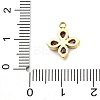 304 Stainless Steel Micro Pave Cubic Zirconia Pendants LS-STAS-U042-06G-02-3