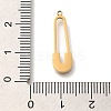 Ion Plating(IP) 304 Stainless Steel Enamel Pendants STAS-P371-073G-3