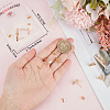10Pcs Brass Stud Earring Findings KK-BBC0010-83-3