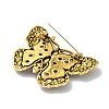 Butterfly Alloy Enamel Brooch LS-JEWB-K018-36AG-2