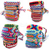 Cotton Braided Rhombus Pattern Cord Bracelet FIND-PW0013-003A-1