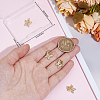6Pcs Brass Micro Pave Cubic Zirconia Charms KK-BBC0016-80A-3