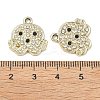 Alloy Rhinestone Pendants FIND-C087-01C-G-3
