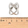 Brass Micro Pave Cubic Zirconia Cuff Rings RJEW-P169-02P-3