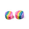 Handmade Polymer Clay Beads X1-CLAY-Q252-02-4