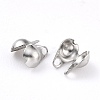 Tarnish Resistant 304 Stainless Steel Bead Tips STAS-P126-03P-3