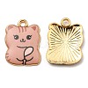 Printed Alloy Pendants ENAM-L042-07G-04-1