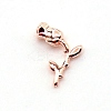 Alloy Rose Flower Nail Art Charms MRMJ-WH0077-011RG-1