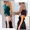 4Pcs 4 Styles Upper Arm Cuff Band AJEW-GF0010-91-4