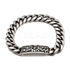 316 Surgical Stainless Steel Link Bracelets BJEW-C125-16-2