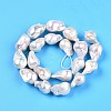 Natural Baroque Pearl Keshi Pearl Beads Strands PEAR-S019-05C-3