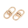 Alloy Double Eye Swivel Clasps FIND-C091-01G-2