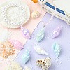 20Pcs 4 Colors Acrylic Pendants SACR-CJ0001-40-6