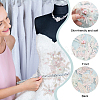 3D Flower Organgza Polyester Embroidery Ornament Accessories DIY-WH0297-20D-5