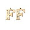 Real 14K Gold Plated 304 Stainless Steel Pendants STAS-L022-157G-F-1