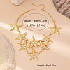 Starfish Alloy Statement Bib Necklaces FS-WG187D0-01-3