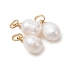 Natural Cultured Freshwater Pearl Pendants X-PALLOY-JF05225-01-2