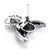Natural Paua Shell Cicada Brooch PALLOY-Q438-005A-RS-3