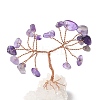 Natural Amethyst Chips Tree of Life Decorations DJEW-P022-01B-01-2