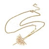 304 Stainless Steel Micro Pave Clear Cubic Zirconia Pendant Necklaces for Women LS-NJEW-Z103-01G-06-4