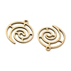 201 Stainless Steel Pendants STAS-F337-02G-2