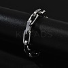 304 Stainless Steel Cable Chains Bracelets for Men BJEW-U017-01P-3