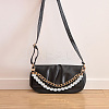 2Pcs 2 Colors Imitation Pearl Beads Bag Straps FIND-LP0004-55-3