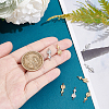 8Pcs 2 Colors 304 Stainless Steel Connector Charms STAS-UN0035-78-2