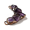 Natural Amethyst Nuggets Big Pendants G-D468-43R-02-4
